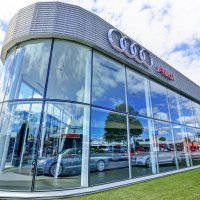 Ebbett Audi - Curved Low E Glass Clear